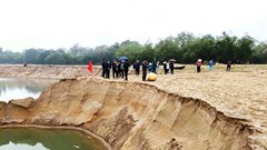 Phạt 249 triệu đồng doanh nghiệp khai thác cát gây sạt lở bãi bồi sông Lam