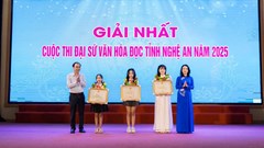 Lan tỏa văn hóa đọc từ gần 165.000 bài dự thi tại Nghệ An