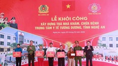 Khởi công nhiều công trình y tế, giáo giục hỗ trợ phát triển vùng cao Nghệ An