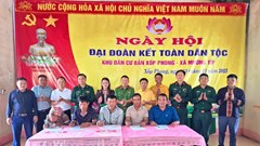 Rộn ràng Ngày hội Đại đoàn kết toàn dân tộc ở bản Xốp Phong