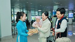 Cảng Hàng không quốc tế Vinh đón những hành khách đầu tiên năm 2026