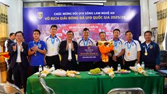 Vô địch U19 quốc gia, SLNA nhận thưởng gần nửa tỉ đồng