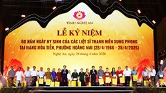 Khúc tráng ca bất tử “Lửa thiêng trong đá” tưởng niệm 60 năm ngày 33 TNXP hy sinh tại hang Hỏa Tiễn 