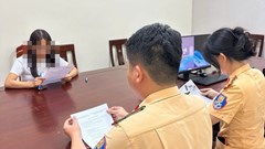 Nữ tài xế bị phạt gần 14 triệu đồng vì xuyên tạc hoạt động thi sát hạch lái xe