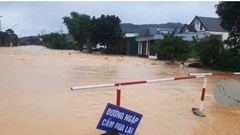 Mưa lũ chia cắt, hàng nghìn học sinh Nghệ An nghỉ học