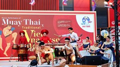 Âm nhạc truyền thống Việt Nam hòa quyện cùng Muay Thái tại EXPO 2025