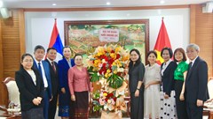 Đại sứ Lào tại Việt Nam chúc mừng Bộ VHTTDL nhân kỷ niệm 80 năm Quốc khánh
