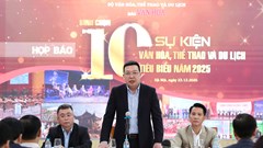 Bình chọn 10 sự kiện Văn hoá, Thể thao và Du lịch tiêu biểu năm 2025