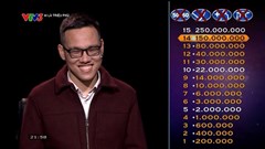 Chàng trai Hà Nội lập kỷ lục tiền thưởng trong “Ai là triệu phú”