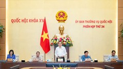 Khai mạc phiên họp thứ 34 Ủy ban Thường vụ Quốc hội