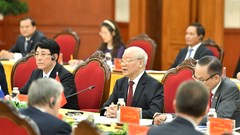 Tổng Bí thư Nguyễn Phú Trọng hội đàm với Tổng thống Liên bang Nga Vladimir Putin