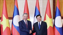 Chủ tịch nước Tô Lâm hội đàm với Tổng Bí thư, Chủ tịch nước CHDCND Lào Thongloun Sisoulith