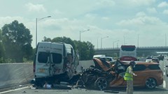 Tai nạn liên hoàn trên cao tốc Hà Nội – Hải Phòng, 2 người tử vong, 6 người bị thương
