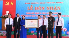 Đón nhận xếp hạng Di tích lịch sử quốc gia Ban Tuyên huấn Trung ương Cục miền Nam