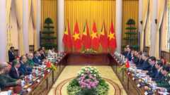 Chủ tịch nước Tô Lâm hội đàm với Tổng thống Timor-Leste