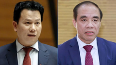 Cho thôi làm nhiệm vụ đại biểu Quốc hội đối với ông Đặng Quốc Khánh và ông Chẩu Văn Lâm