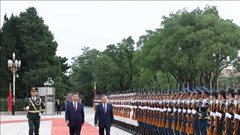 Tổng Bí thư, Chủ tịch Trung Quốc Tập Cận Bình chủ trì Lễ đón chính thức Tổng Bí thư, Chủ tịch nước Tô Lâm