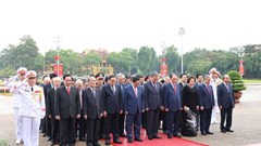 Lãnh đạo Đảng, Nhà nước vào Lăng viếng Chủ tịch Hồ Chí Minh nhân dịp 79 năm Quốc khánh 2.9