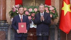 Tổng Bí thư, Chủ tịch nước Tô Lâm trao Quyết định bổ nhiệm Đại sứ Việt Nam tại Lào