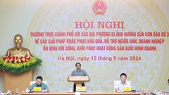 Thủ tướng chủ trì Hội nghị khắc phục hậu quả bão, lũ