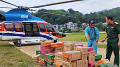 Xuất cấp lương thực, vật tư, hóa chất khử khuẩn cho địa phương khắc phục hậu quả bão số 3