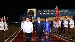 Tổng Bí thư, Chủ tịch nước Tô Lâm đến La Habana, bắt đầu thăm cấp Nhà nước Cộng hòa Cuba