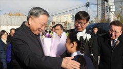 Tổng Bí thư, Chủ tịch nước Tô Lâm thăm Trường mang tên Chủ tịch Hồ Chí Minh tại Mông Cổ