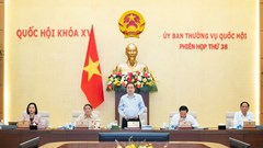 Khai mạc phiên họp thứ 38 của Uỷ ban Thường vụ Quốc hội