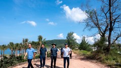 Chủ tịch UBND TP Phú Quốc khảo sát dự án quảng trường biển, bệnh viện quốc tế tại An Thới