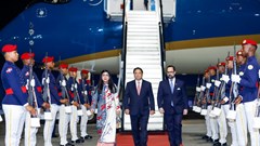 Thủ tướng Phạm Minh Chính và phu nhân bắt đầu thăm chính thức Cộng hòa Dominica