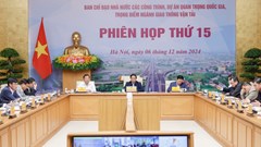 Thủ tướng chủ trì phiên họp 15 Ban Chỉ đạo các dự án GTVT trọng điểm
