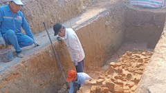 Phát hiện dấu tích thành cổ Hoa Lư khi đào móng nhà