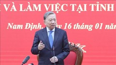 Tổng Bí thư Tô Lâm làm việc với Ban chấp hành Đảng bộ tỉnh Nam Định
