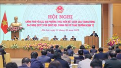 Hội nghị Chính phủ với các địa phương về tăng trưởng kinh tế