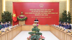 Phân công công tác của Thủ tướng và các Phó Thủ tướng Chính phủ