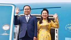 Chủ tịch Quốc hội Trần Thanh Mẫn và phu nhân lên đường dự Đại hội đồng IPU-150, thăm chính thức Uzbekistan và Armenia