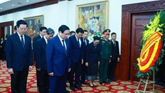 Thủ tướng Phạm Minh Chính sẽ dự lễ truy điệu đồng chí Khamtay Siphandone