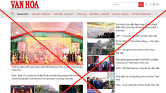 Đề nghị A05, Bộ Công an ngăn chặn website giả mạo Báo Văn Hoá điện tử 