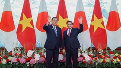 Thủ tướng Phạm Minh Chính chủ trì Lễ đón Thủ tướng Nhật Bản Ishiba Shigeru