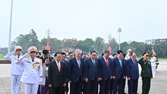 Lãnh đạo Đảng, Nhà nước vào Lăng viếng Chủ tịch Hồ Chí Minh dịp 30.4