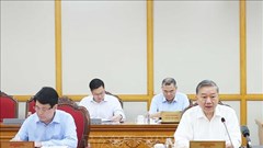 Tổng Bí thư Tô Lâm chủ trì cuộc họp cho ý kiến về tiến độ sắp xếp tổ chức bộ máy và đơn vị hành chính các cấp