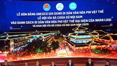 Thực hiện Chương trình hành động quốc gia bảo vệ và phát huy giá trị di sản “Lễ hội Vía Bà Chúa Xứ núi Sam”