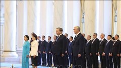 Lễ đón Tổng Bí thư Tô Lâm và phu nhân thăm cấp Nhà nước Cộng hòa Kazakhstan