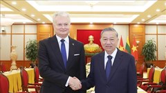 Tổng Bí thư Tô Lâm tiếp Tổng thống Litva Gitanas Nauseda