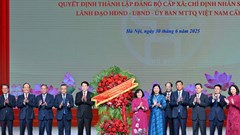 Chủ tịch nước Lương Cường dự lễ công bố sắp xếp đơn vị hành chính tại Hà Nội