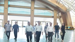 Phó Thủ tướng Mai Văn Chính kiểm tra hiện trường Triển lãm thành tựu đất nước