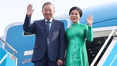 Tổng Bí thư Tô Lâm và phu nhân lên đường thăm cấp Nhà nước Đại Hàn Dân Quốc