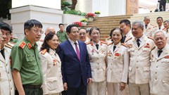 Thủ tướng gặp mặt, tri ân lực lượng Công an chi viện chiến trường miền Nam