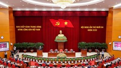 Ngày làm việc thứ hai Hội nghị lần thứ 13 Ban Chấp hành Trung ương Đảng khóa XIII