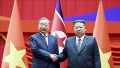 Lễ đón Tổng Bí thư Tô Lâm thăm cấp Nhà nước Cộng hòa Dân chủ Nhân dân Triều Tiên